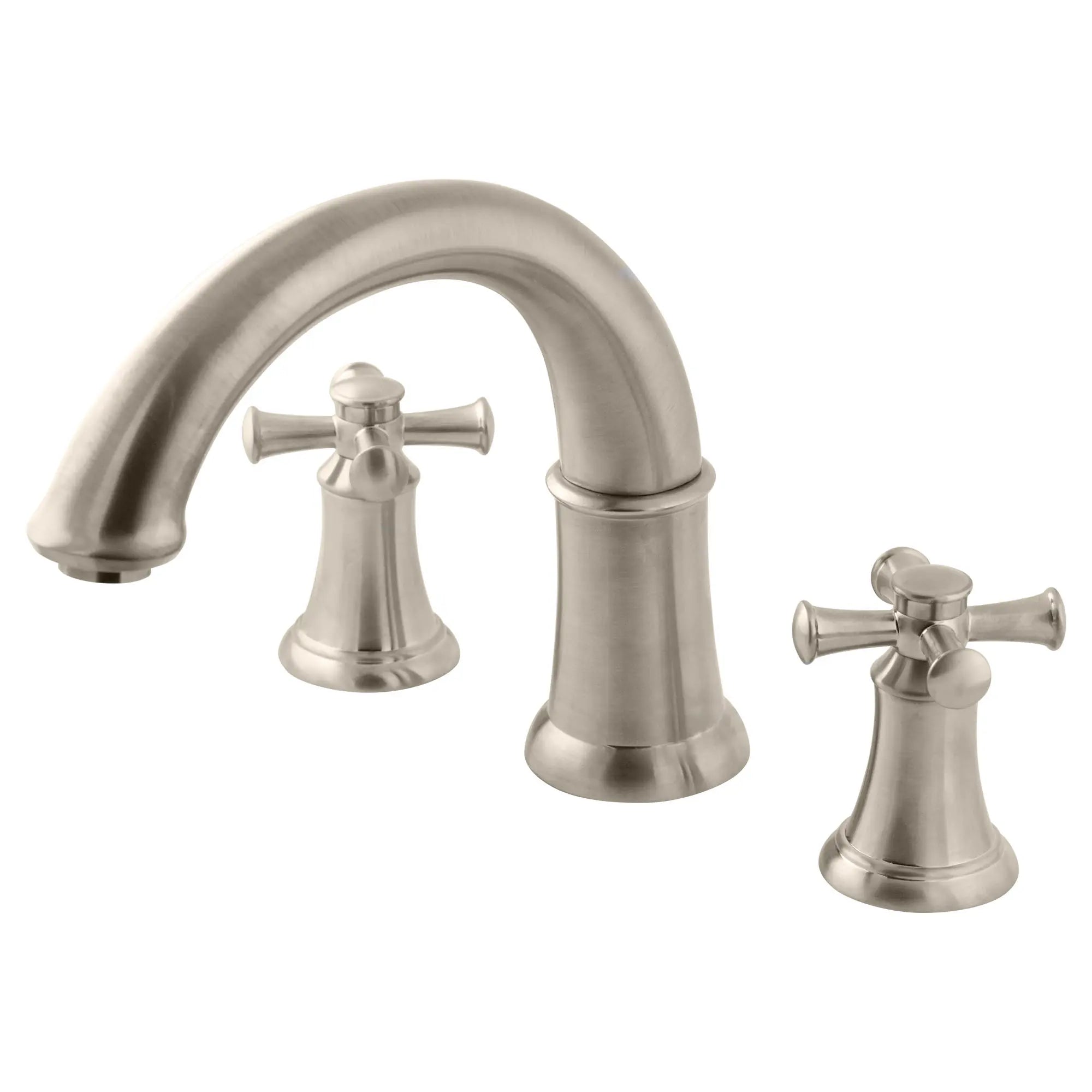 Portsmouth Bathtub Faucet with Personal Shower for Flash Rough-in Valve with Cross Handles — thumbnail 3